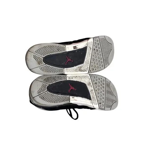 Nike Air Jordan Retro Black Red Basketball Shoes Men’s Size 7 (EU 40) - Picture 3 of 6